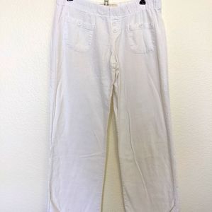 White Linen Pants